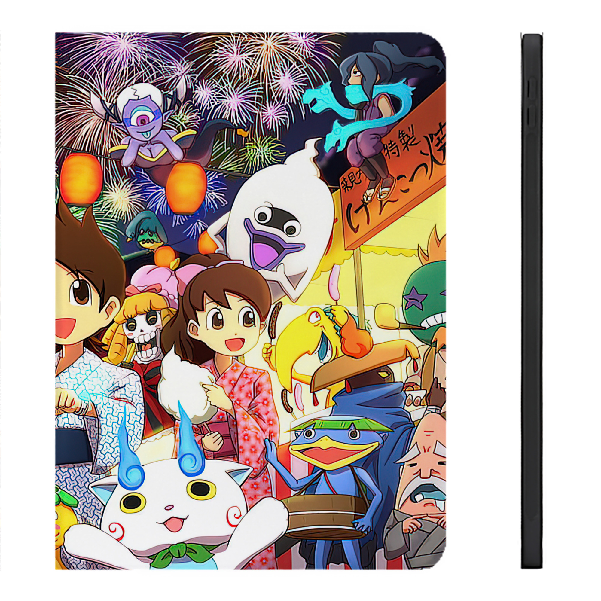 （画像用） 妖怪ウォッチ Yo-kai Watch IPadケース ペンホルダー付き ブックスタイルデザイン